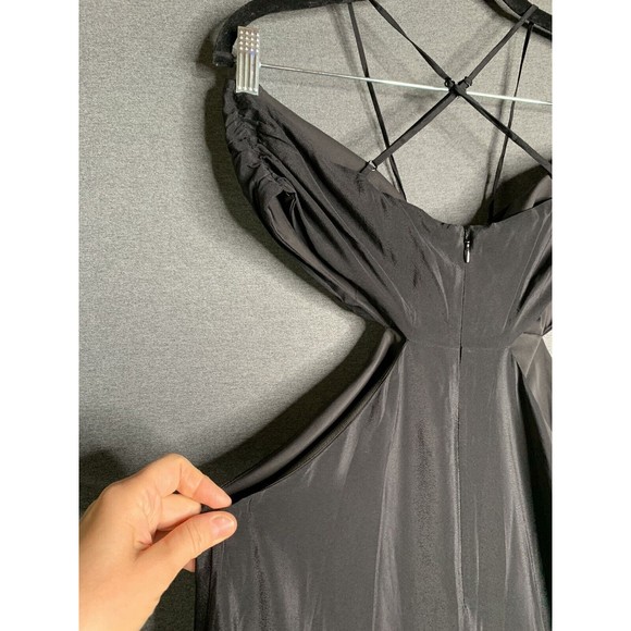 Nicole Miller Cross Straps Maxi Tiered Silk Viscose Blend Dress Sz M Retail $410 - Picture 16 of 16